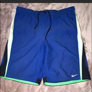 Blue Nike Swim Shorts